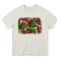 Cream american football helmet background Heavy Core Tee - JahusDesignShop