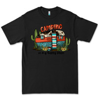 Black camping is my happy place Premium Tee - JahusDesignShop