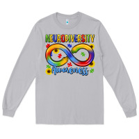 Moon Dust neurodiversity awareness Long Sleeve Tee - LillyAllenDesigns