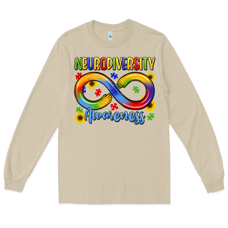 Neurodiversity Awareness Long Sleeve Tee by LillyAllenDesigns | Teevron