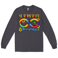 Smoke neurodiversity awareness Long Sleeve Tee - LillyAllenDesigns