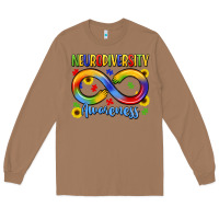 Toasted Coconut neurodiversity awareness Long Sleeve Tee - LillyAllenDesigns