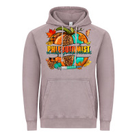 Vintage Zinc Phlebotomist pumpkin Vintage Hoodie - NancyCooperArtShop
