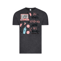 Vintage Black she works willingly with her hands Vintage Tee - MaliasSmallBusiness