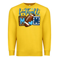 Lemon Football mom blue team color  mother's day Premium Sweatshirt - HowdyJamesFarm