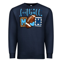 Navy Football mom blue team color  mother's day Premium Sweatshirt - HowdyJamesFarm