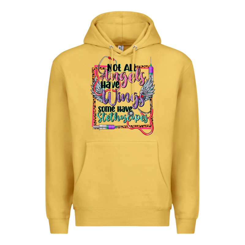 Cowgirl Not All Angels Have Wings Premium Hoodie by CowGirlArtShop | Teevron