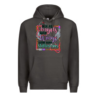 Smoke cowgirl not all angels have wings Premium Hoodie - CowGirlArtShop