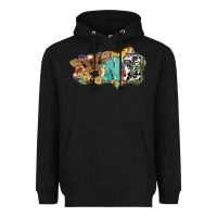 Black One baby Cow Heavyweight Hoodie - HowdyJamesFarm