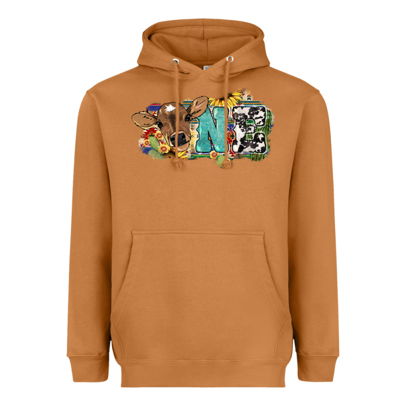 One Baby Cow Heavyweight Hoodie by HowdyJamesFarm | Teevron