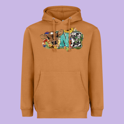 One Baby Cow Heavyweight Hoodie Designed By Howdyjamesfarm