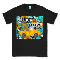Black country roads take me home Classic Tee - MaliasSmallBusiness
