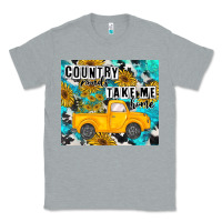 Heather Grey country roads take me home Classic Tee - MaliasSmallBusiness