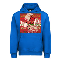 Cobalt african drum colorful seamless pattern Urban Hoodie - BundleAndBundleShop