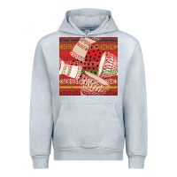 Heather Grey african drum colorful seamless pattern Urban Hoodie - BundleAndBundleShop