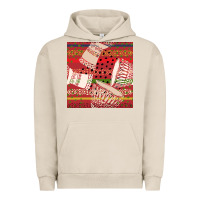 African Drum Colorful Seamless Pattern Urban Hoodie | Teevron