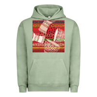 Pigment Oil Green african drum colorful seamless pattern Urban Hoodie - BundleAndBundleShop