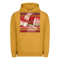 Pigment Peanut Butter african drum colorful seamless pattern Urban Hoodie - BundleAndBundleShop