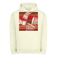 Pigment Pistachio african drum colorful seamless pattern Urban Hoodie - BundleAndBundleShop