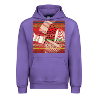 Tulip african drum colorful seamless pattern Urban Hoodie - BundleAndBundleShop