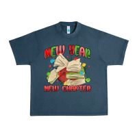 Midnight Navy new year new chapter Urban Heavy Tee - MaliasSmallBusiness