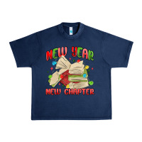 Navy new year new chapter Urban Heavy Tee - MaliasSmallBusiness