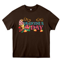 Chocolate Brown valentines day sweet Heavy Core Tee - AdoDesignShop
