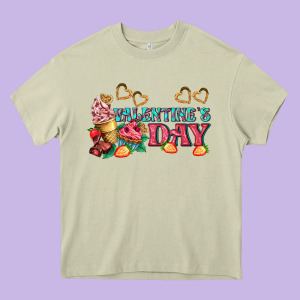 Valentines Day Sweet Heavy Core Tee Designed By Adodesignshop