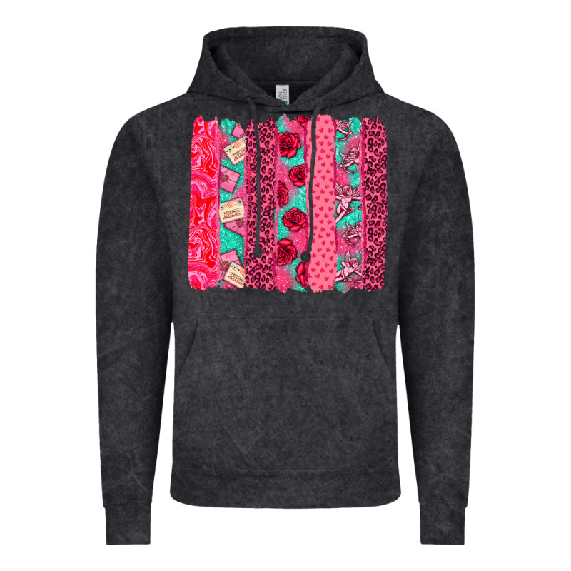 Valentines Day Brushstroke Vintage Hoodie by NancyCooperArtShop | Teevron