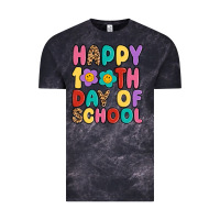 Cloud Black happy 100 th day of school Vintage Tee - MaliasSmallBusiness