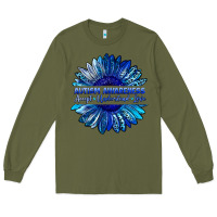 Army Green autism awareness accept understand love blue Long Sleeve Tee - LillyAllenDesigns