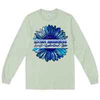 Matcha autism awareness accept understand love blue Long Sleeve Tee - LillyAllenDesigns