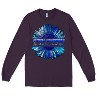Plum autism awareness accept understand love blue Long Sleeve Tee - LillyAllenDesigns