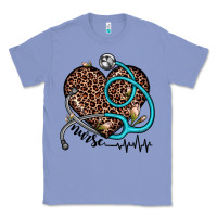 Colony Blue nurse leopard heart Classic Tee - JahusDesignShop