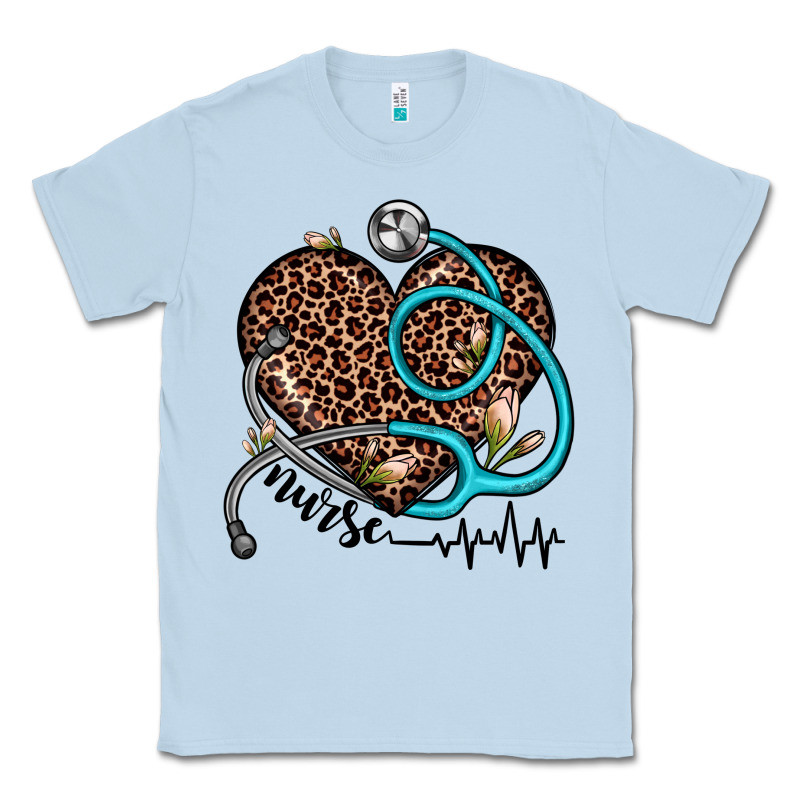 Nurse Leopard Heart Classic Tee by JahusDesignShop | Teevron