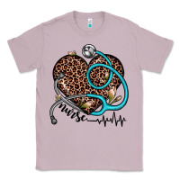 Lilac nurse leopard heart Classic Tee - JahusDesignShop