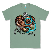 Sage nurse leopard heart Classic Tee - JahusDesignShop