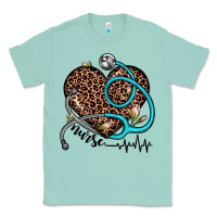 Seafoam nurse leopard heart Classic Tee - JahusDesignShop