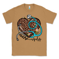 Toasted Coconut nurse leopard heart Classic Tee - JahusDesignShop