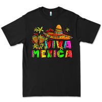 Black viva mexica Premium Tee - AdoDesignShop