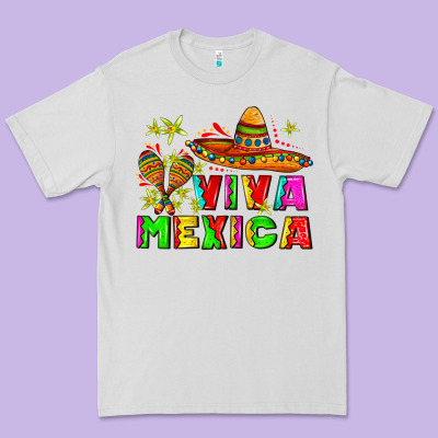 Viva Mexica Premium Tee Designed By Adodesignshop