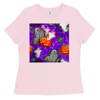 Tombstone And Ghosts Seamless Paternal Ladies Tee | Teevron