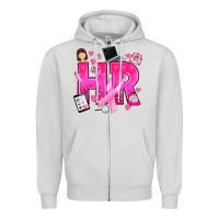 Dove Grey breast cancer hr human resources Zipper Hoodie - texasbilliewilder