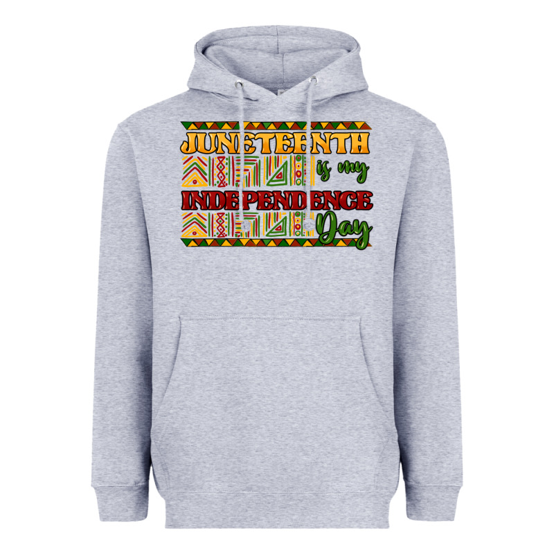 Juneteenth Is My Independence Day Heavyweight Hoodie by HowdyJamesFarm | Teevron
