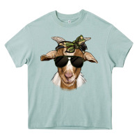 Arona camouflage bandana goat Heavy Core Tee - Jasminsmagicworld
