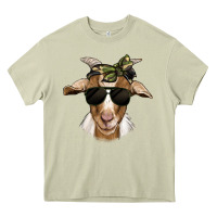 Mossy camouflage bandana goat Heavy Core Tee - Jasminsmagicworld