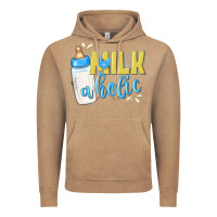 Vintage Coffee milkaholic boys Vintage Hoodie - NancyCooperArtShop