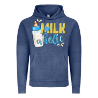 Vintage Denim milkaholic boys Vintage Hoodie - NancyCooperArtShop