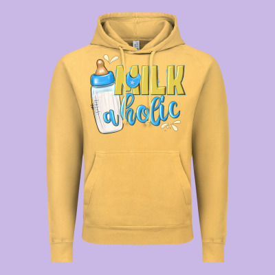 Milkaholic Boys Vintage Hoodie Designed By Nancycooperartshop