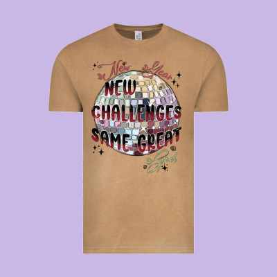 Happy New Year Vintage Tee Designed By Maliassmallbusiness